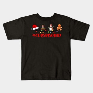 Cousin Squad Christmas Santa Group Mathcing Kids T-Shirt